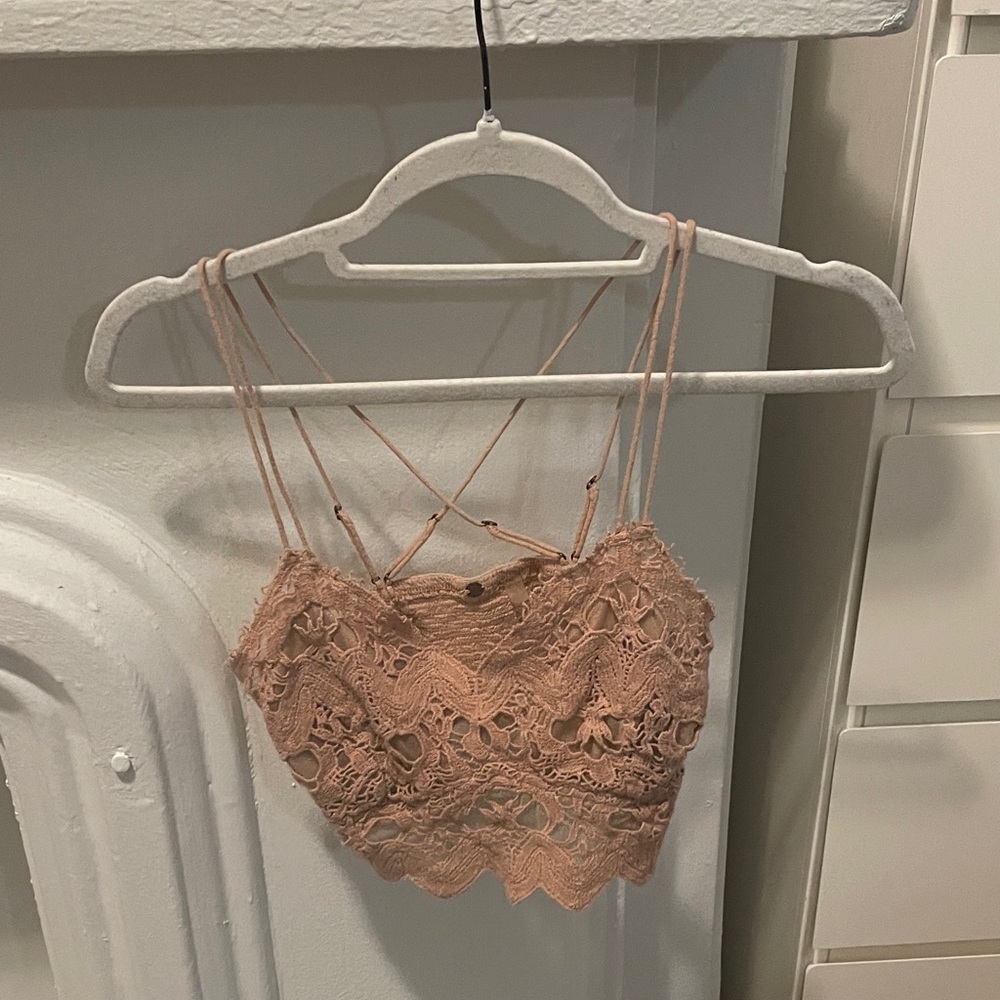 Lace Cropped Cami Top free people medium